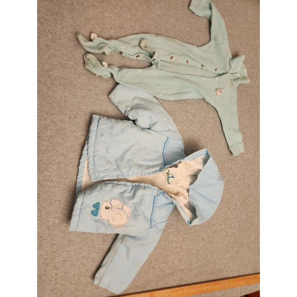 Vtg Kids Clothes Carter's Buster Lot 25 Pcs Sleeper Romper Girl Boys Flawed 50's